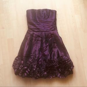 Lucy Paris Purple Taffeta Dress